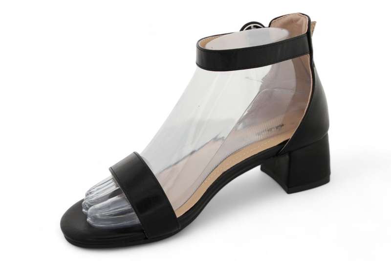 TTP Women Classic PU Block Heel Sandals with Ankle Strap HT240625-2
