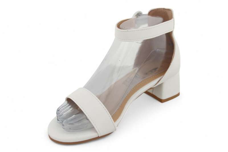TTP Women Classic PU Block Heel Sandals with Ankle Strap HT240625-2