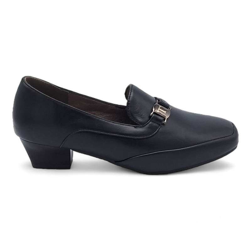 TTP Women Square Toe PU Block Heels HT727-1