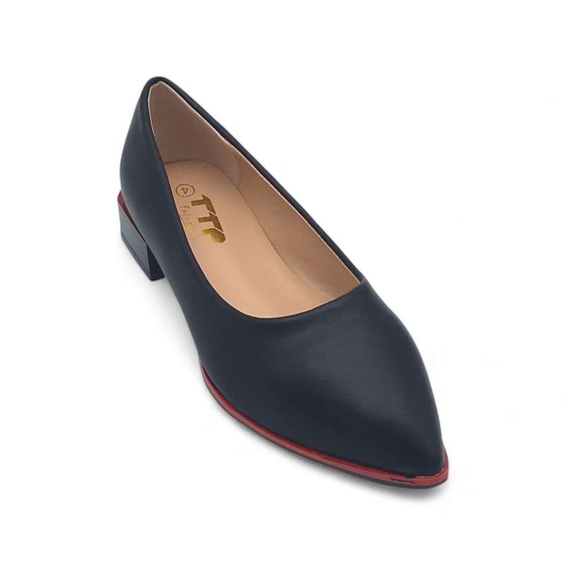 TTP - Women Pointed Toe PVC Sole Slip-on Flats JSF100