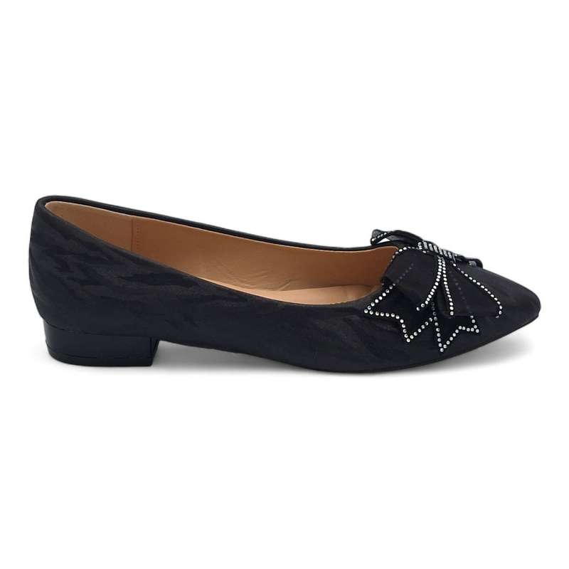 TTP Women Pointed Toe Flats With Bow Decor JSF82