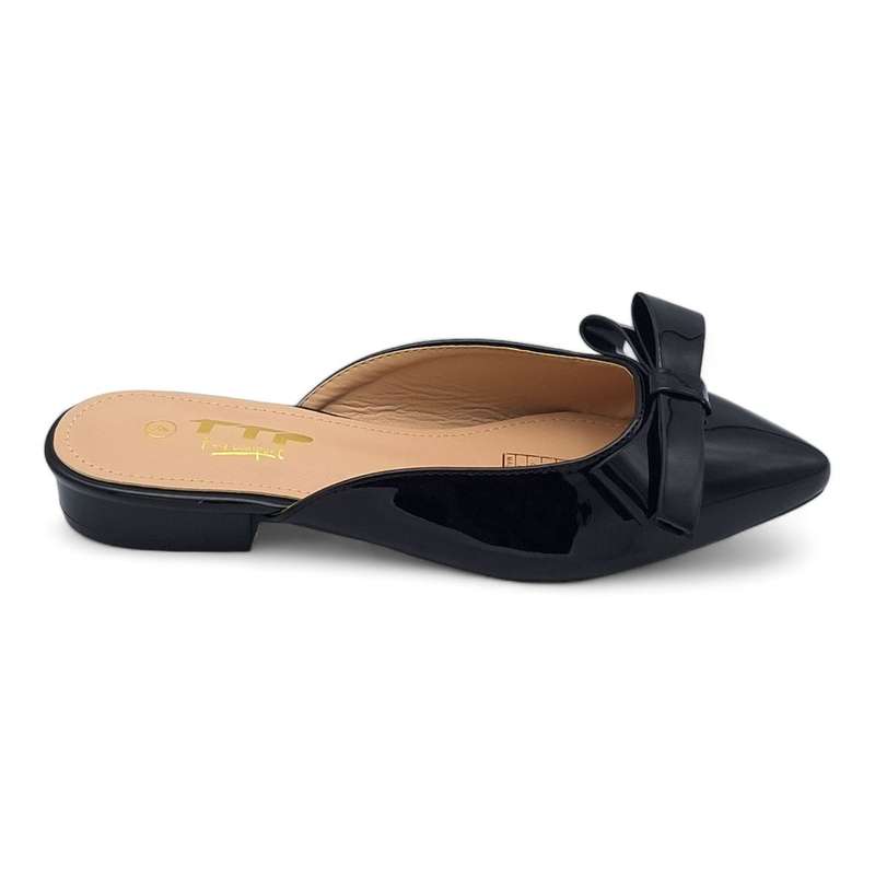 TTP Women Point Toe Sandals with Ribbon Decor JSF83