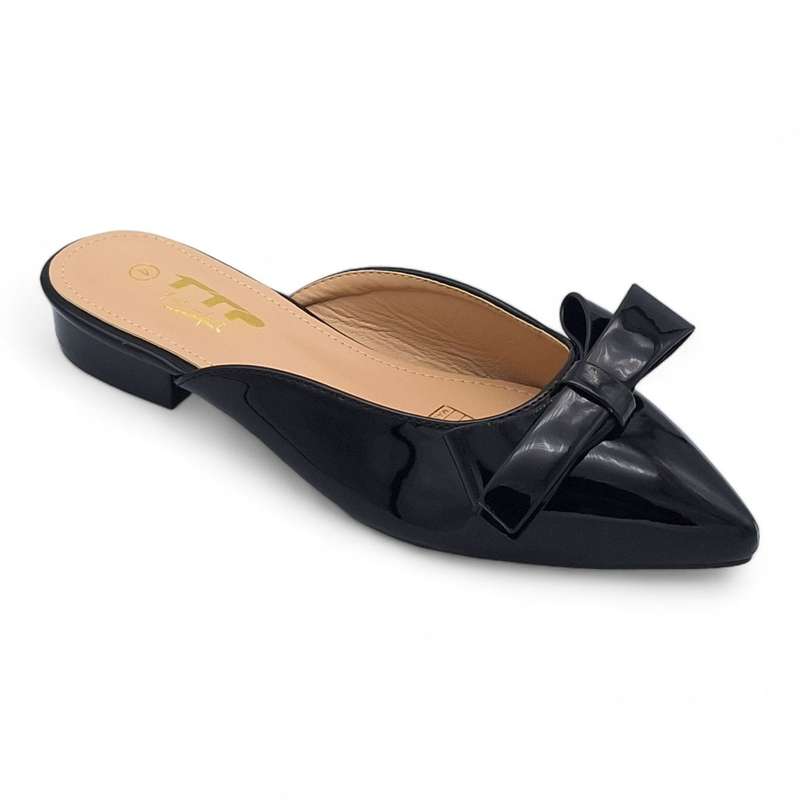 TTP Women Point Toe Sandals with Ribbon Decor JSF83