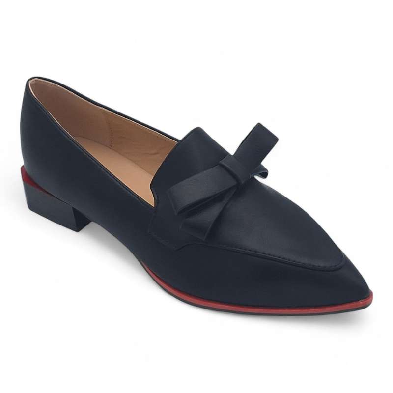 TTP - Women Pointed Toe PVC Sole Slip-on Flats JSF99