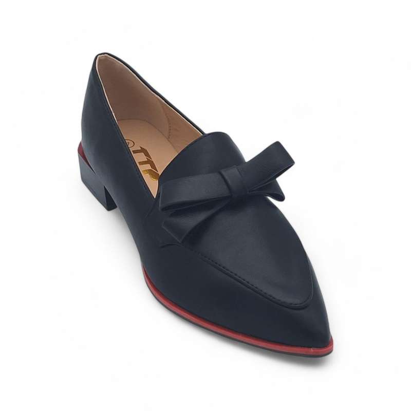 TTP - Women Pointed Toe PVC Sole Slip-on Flats JSF99