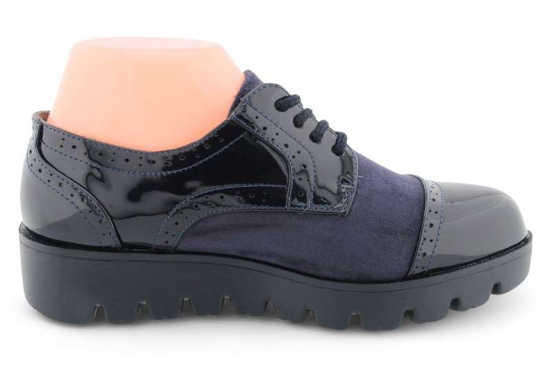 TTP Women Round Toe Platform Cap Toe Brogue Derby HT2422-1