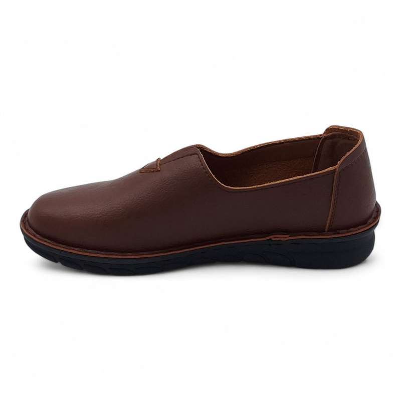 TTP Women Round Toe Slip On Cushioned Soft Sole Loafers XB7307