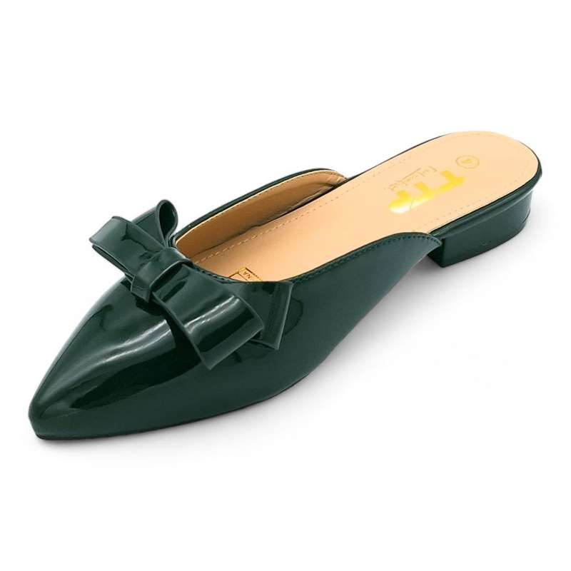 TTP Women Point Toe Sandals with Ribbon Decor JSF83