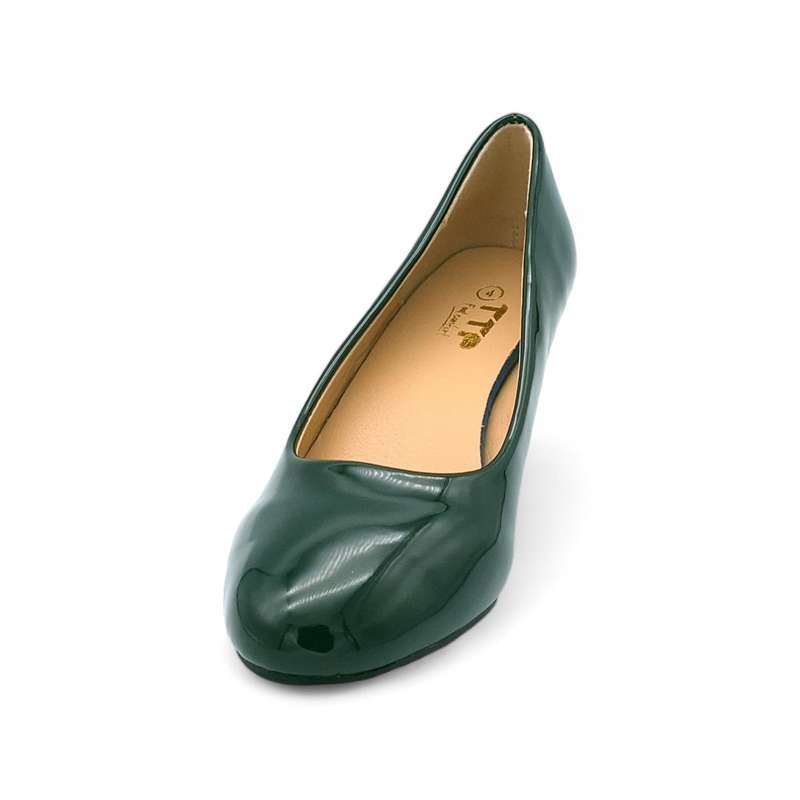 TTP Women Patent Wedge Heels JSF85