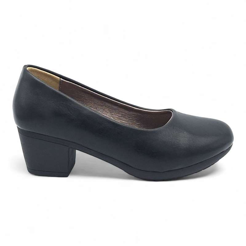 TTP Women Elegant Sleek Block Heel Courts HT3801