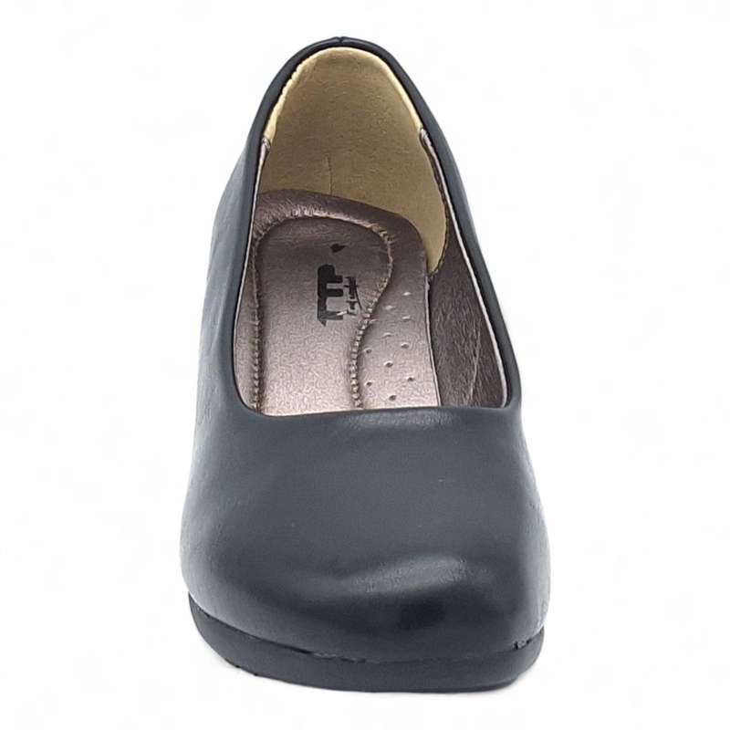 TTP Women Elegant Sleek Block Heel Courts HT3801