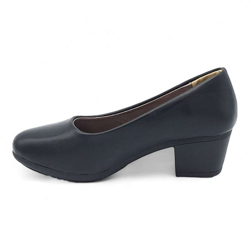 TTP Women Elegant Sleek Block Heel Courts HT3801