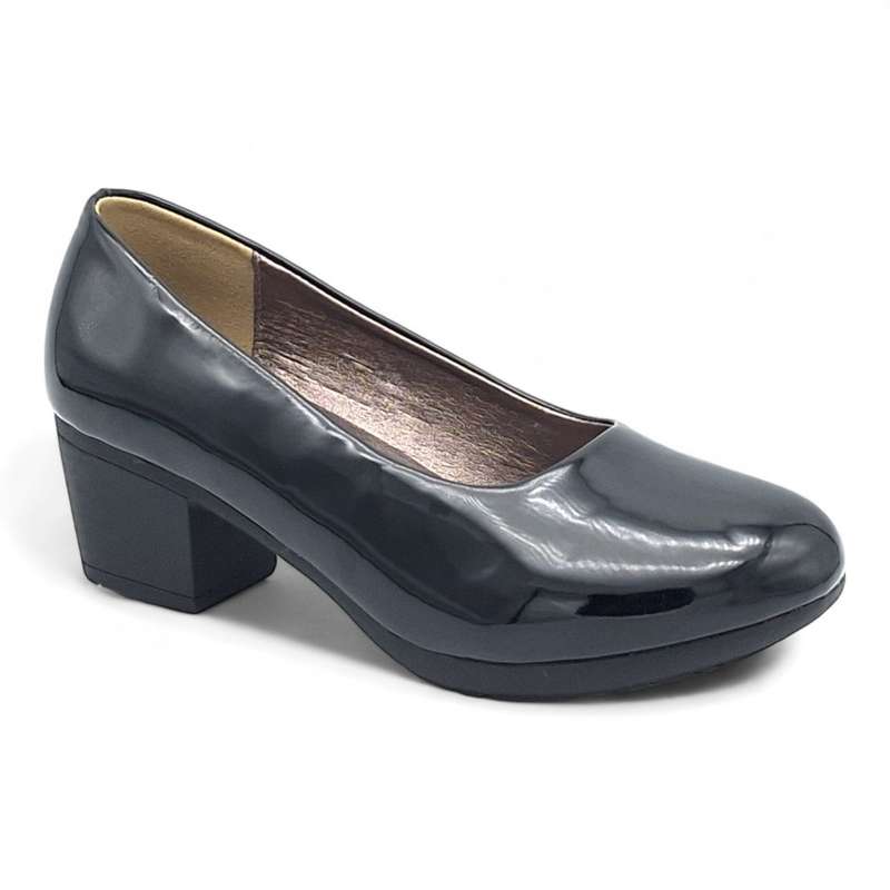 TTP Women Elegant Sleek Block Heel Courts HT3801