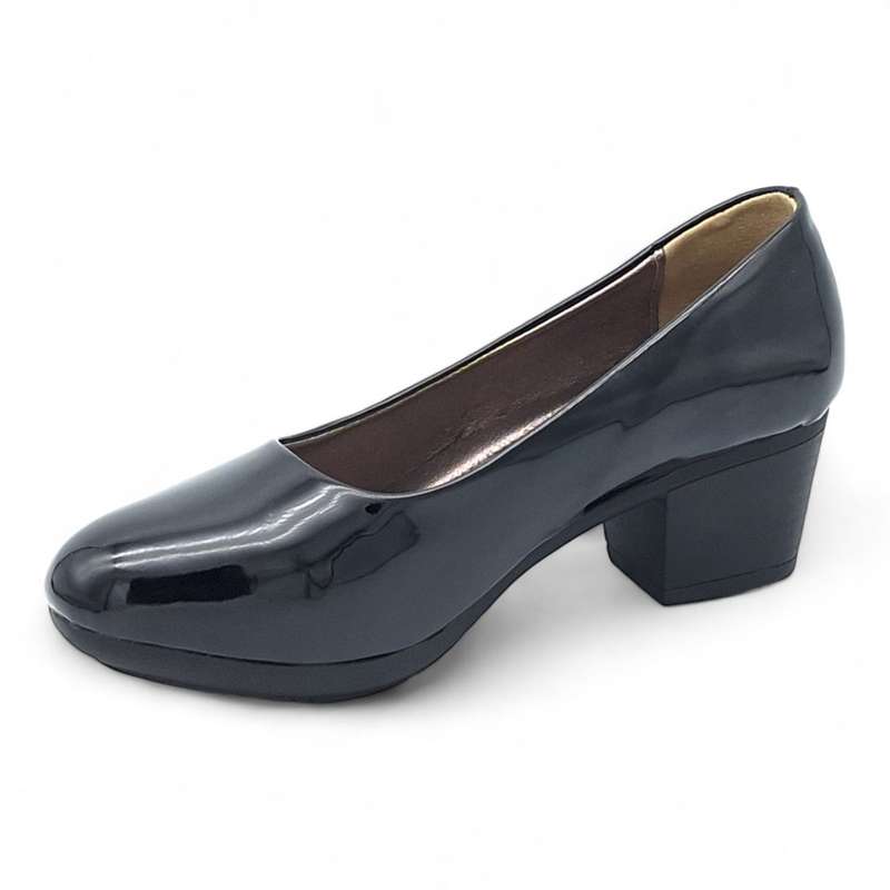 TTP Women Elegant Sleek Block Heel Courts HT3801