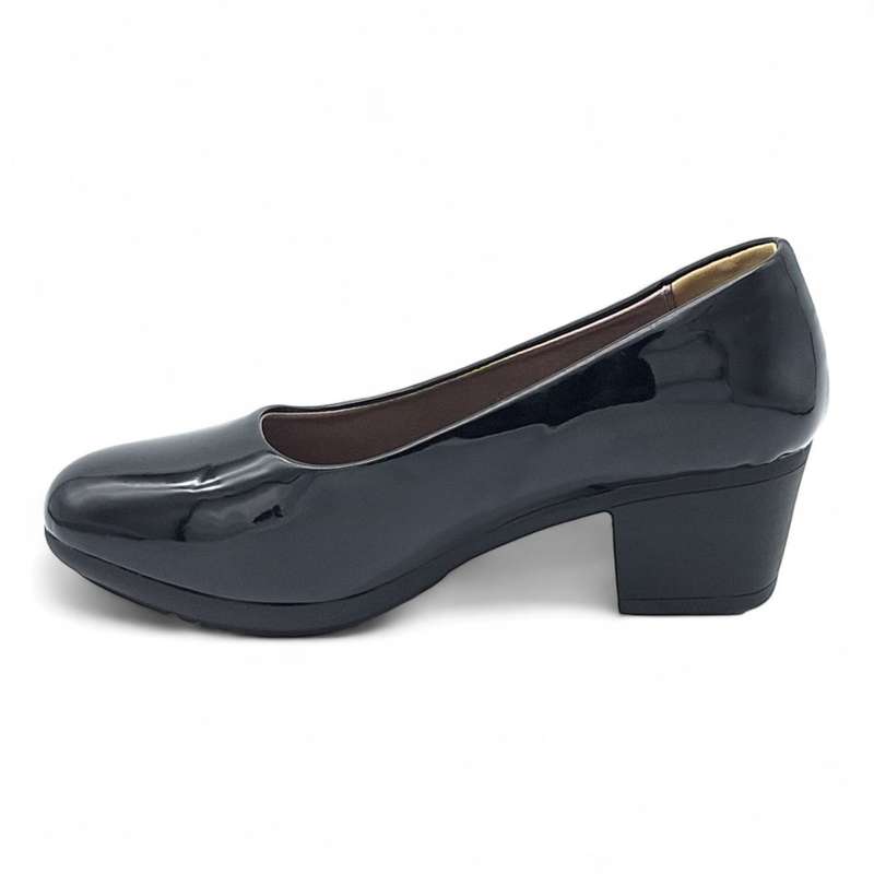 TTP Women Elegant Sleek Block Heel Courts HT3801