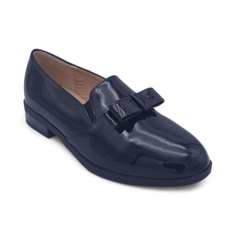TTP Women's Slip On Loafer with Vamp Decor and Elasticated Vamp Edge JSF75