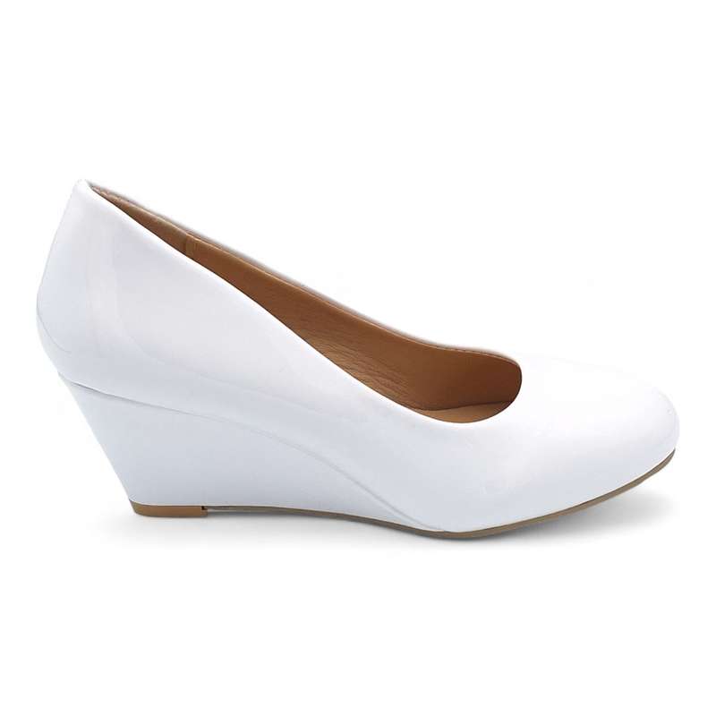 TTP Women Patent Wedge Heels JSF85