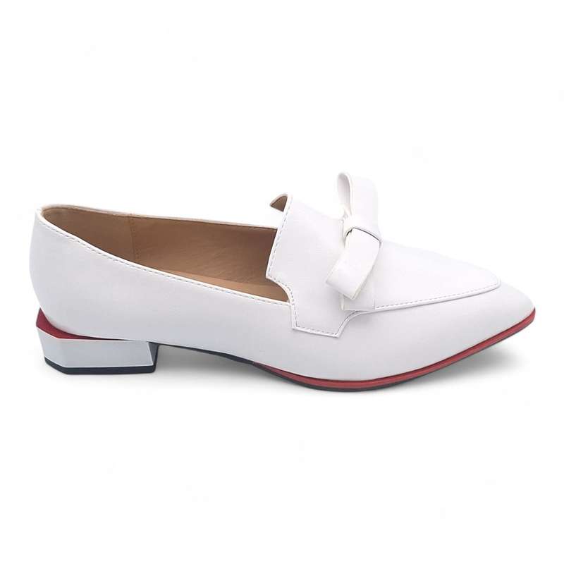TTP - Women Pointed Toe PVC Sole Slip-on Flats JSF99