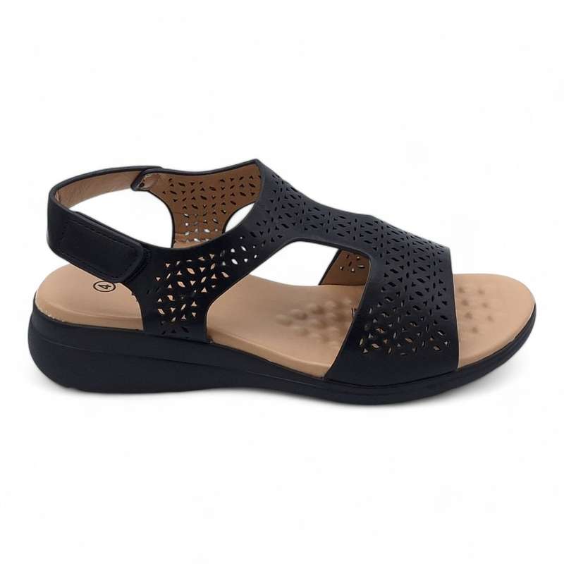 TTP Women Elastic Pull On Sandals XB12028-1