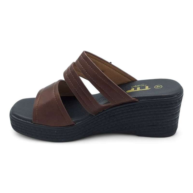 TTP Women Slip On Wedge Heel Sandals XB2399-1