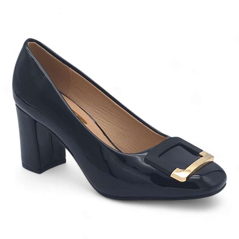 TTP Women Patent PU Block Heels JSF15-1