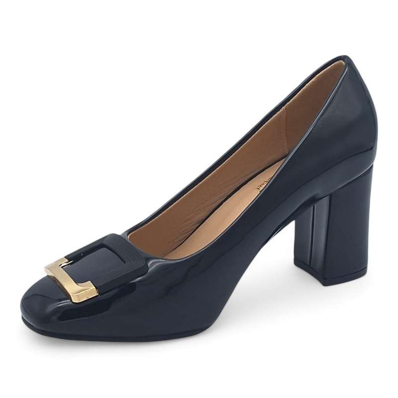 TTP Women Patent PU Block Heels JSF15-1