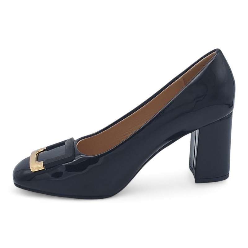 TTP Women Patent PU Block Heels JSF15-1