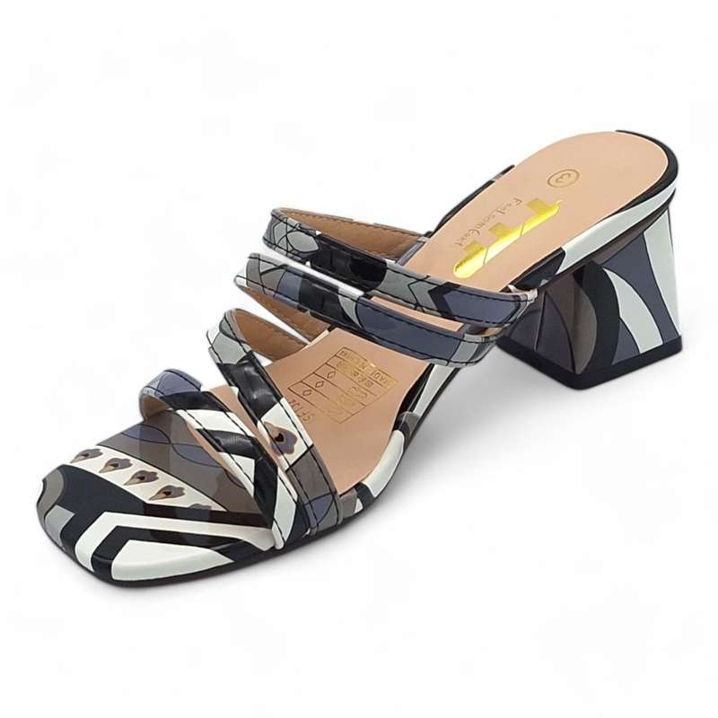 TTP Women Colourful Strappy Slip On Sandals JSF132