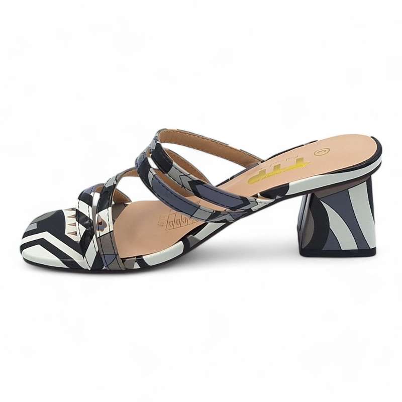 TTP Women Colourful Strappy Slip On Sandals JSF132