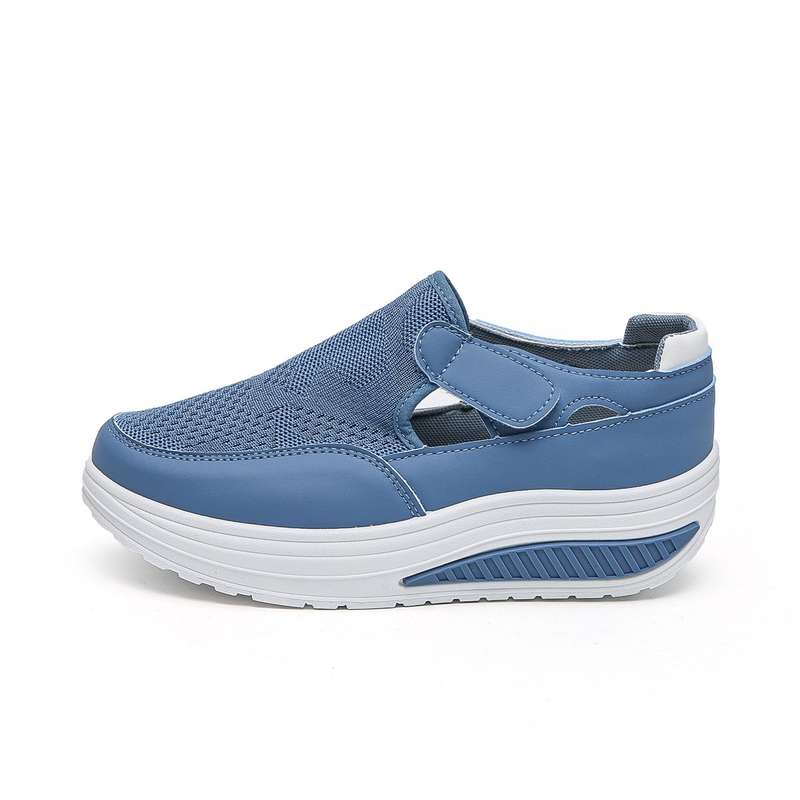 Fashion Platform Sneaker with Hook and Loop XB3905