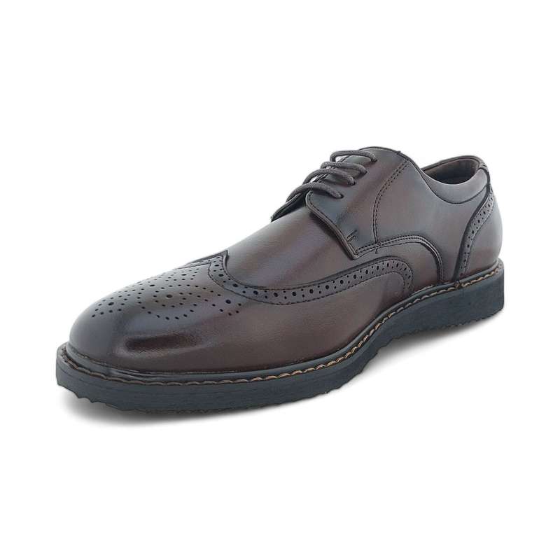Men's Classic Formal Full Brogue Derbies Y937