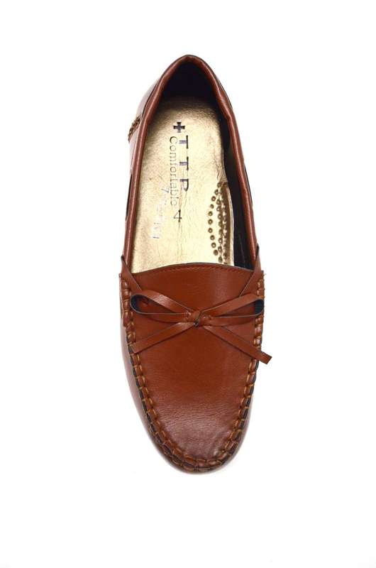 TTP Women's Slip-On Moccasin with Ribbon Decor 101052-L