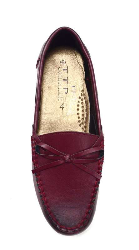 TTP Women's Slip-On Moccasin with Ribbon Decor 101052-L