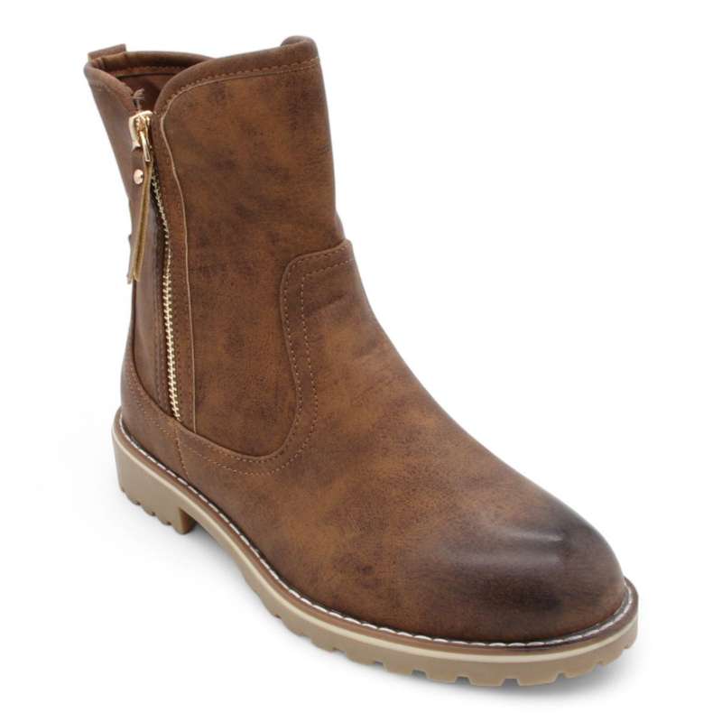 TTP Fashion Lady's Dual Side Zipper Ankle Boots B501