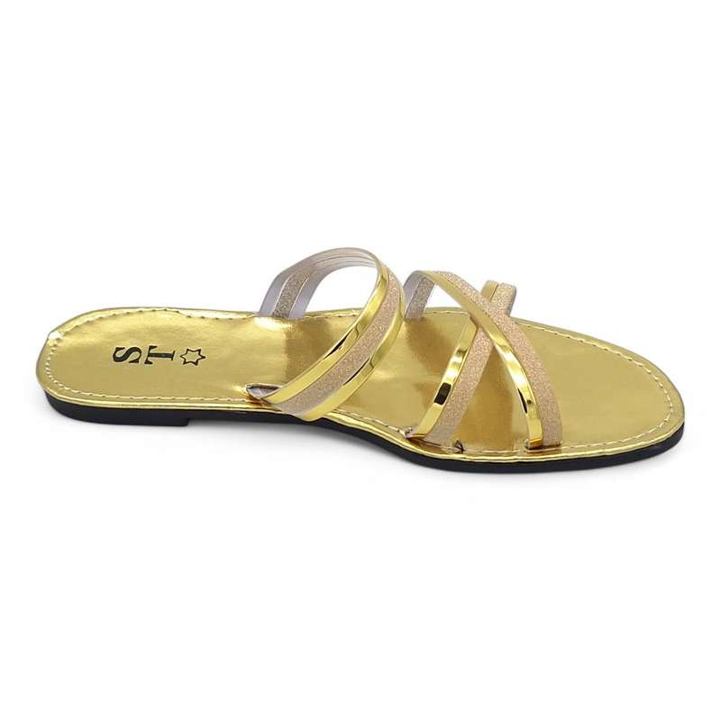 Women's PVC Cross Strap Slide A15-Cross