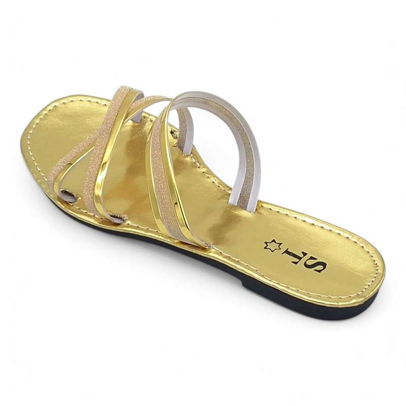 Women's PVC Cross Strap Slide A15-Cross