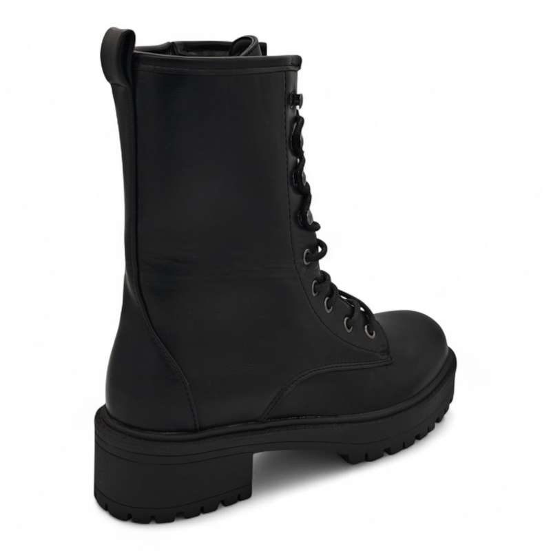 TTP Women's Platform Ankle Boots with Lace and Side Zipper HTA09