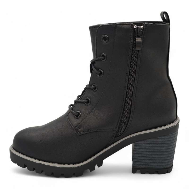 TTP Women's Lace up Ankle Boots with Side Zipper HTM-5