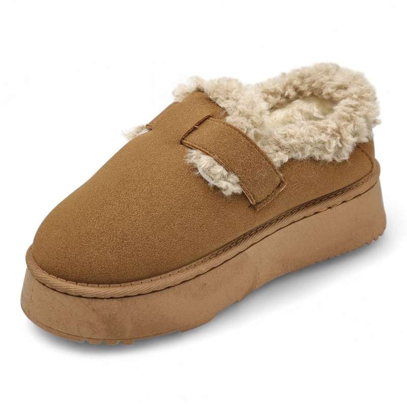 TTP Women's Cosy Slip-on with Faux Fur Lining K-11
