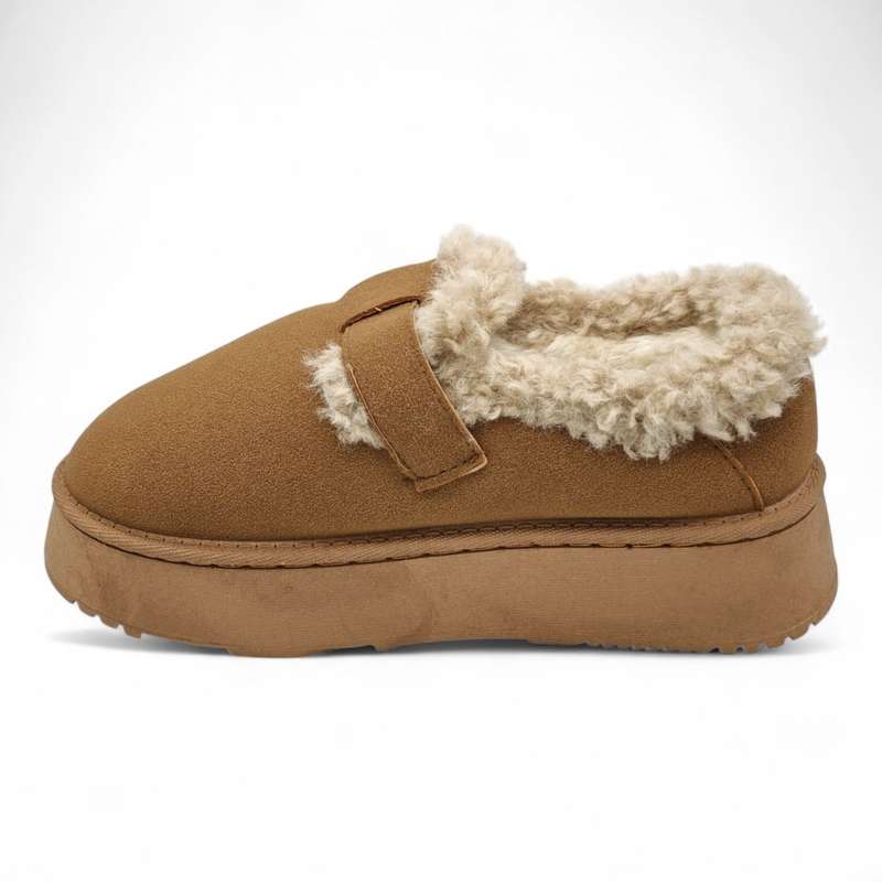 TTP Women's Cosy Slip-on with Faux Fur Lining K-11