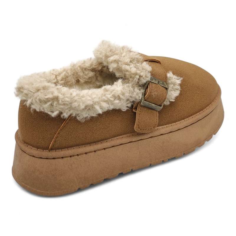 TTP Women's Cosy Slip-on with Faux Fur Lining K-11