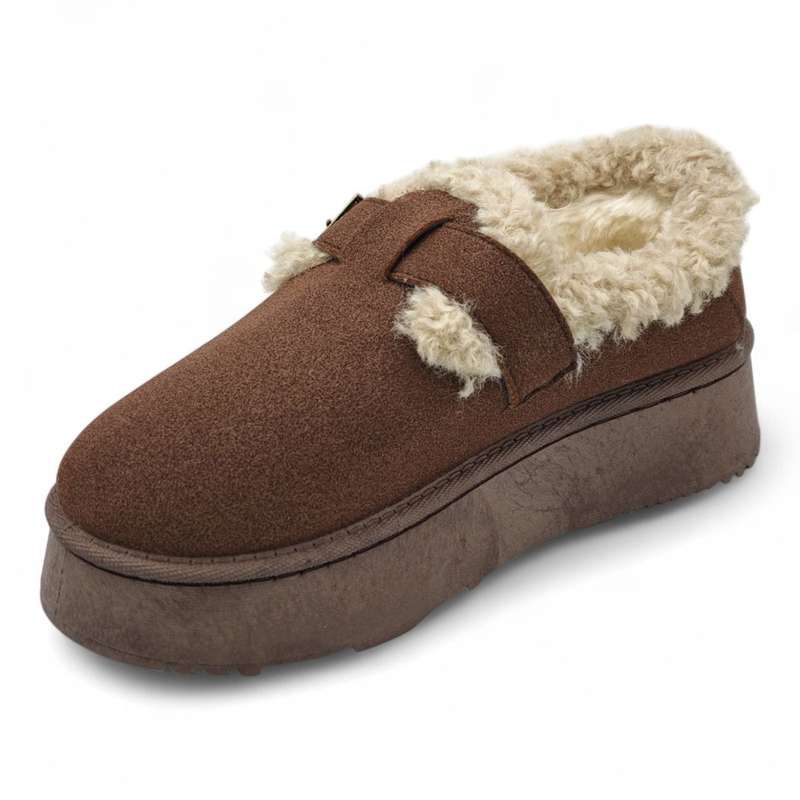 TTP Women's Cosy Slip-on with Faux Fur Lining K-11