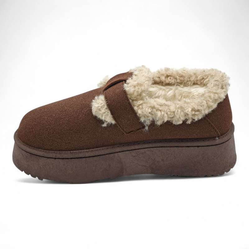 TTP Women's Cosy Slip-on with Faux Fur Lining K-11