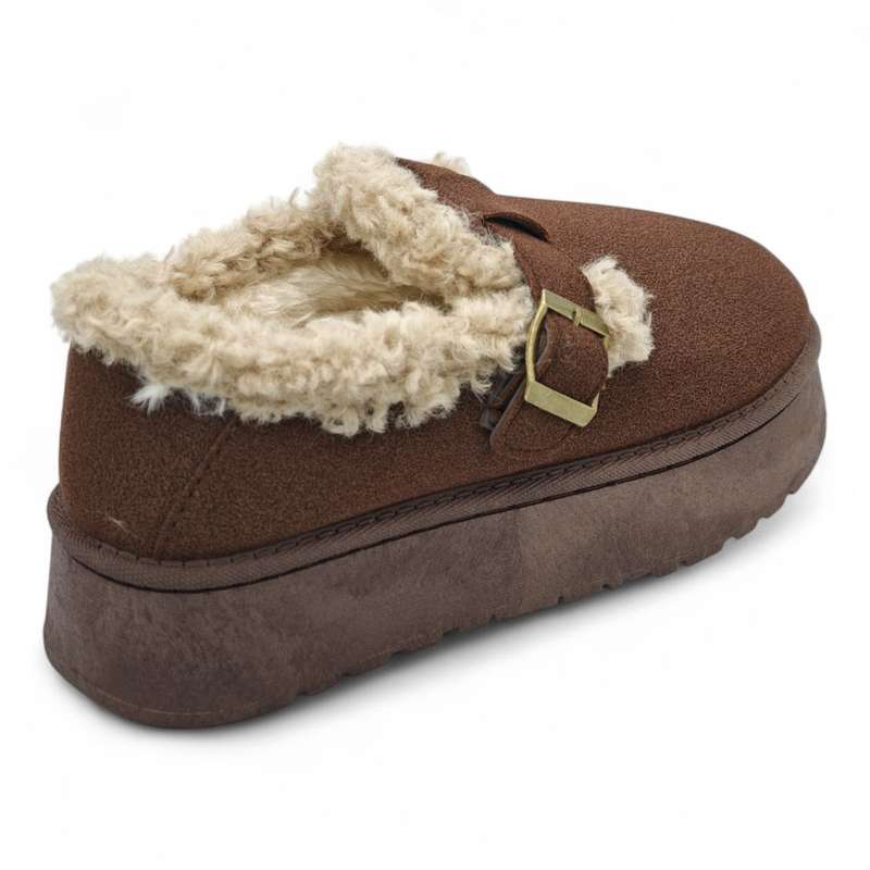 TTP Women's Cosy Slip-on with Faux Fur Lining K-11