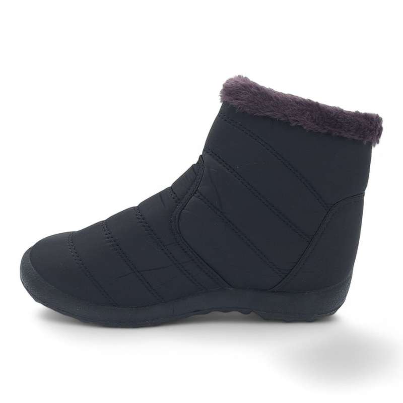 TTP Women Polar Ankle Boot with Side Zipper and Fur Lining M550