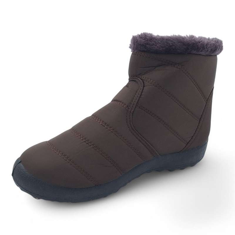 TTP Women Polar Ankle Boot with Side Zipper and Fur Lining M550