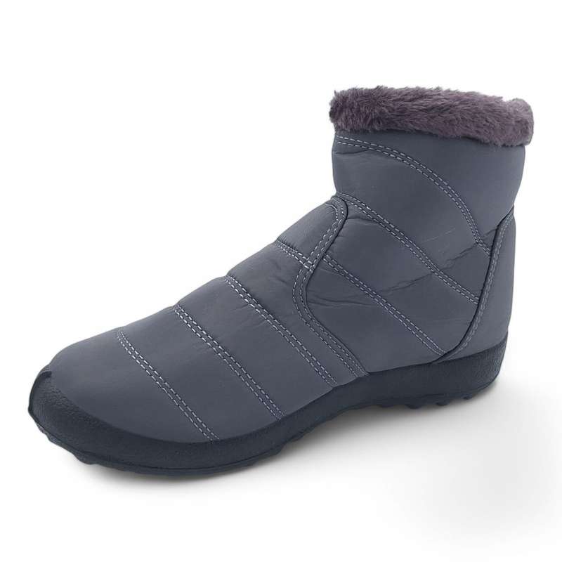TTP Women Polar Ankle Boot with Side Zipper and Fur Lining M550