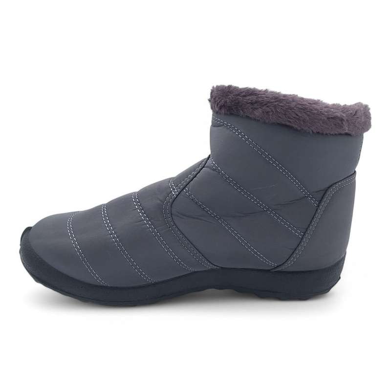TTP Women Polar Ankle Boot with Side Zipper and Fur Lining M550