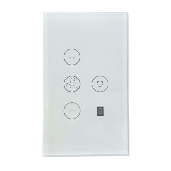 Smart Light+ Fan Touch Switch Tuya WiFi