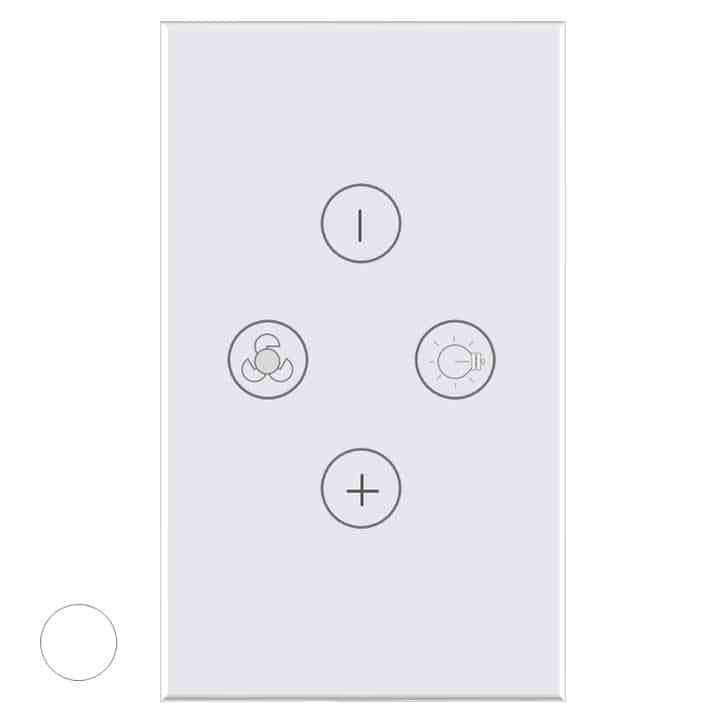 Smart Light Dimmer + Fan Touch Switch Tuya WiFi